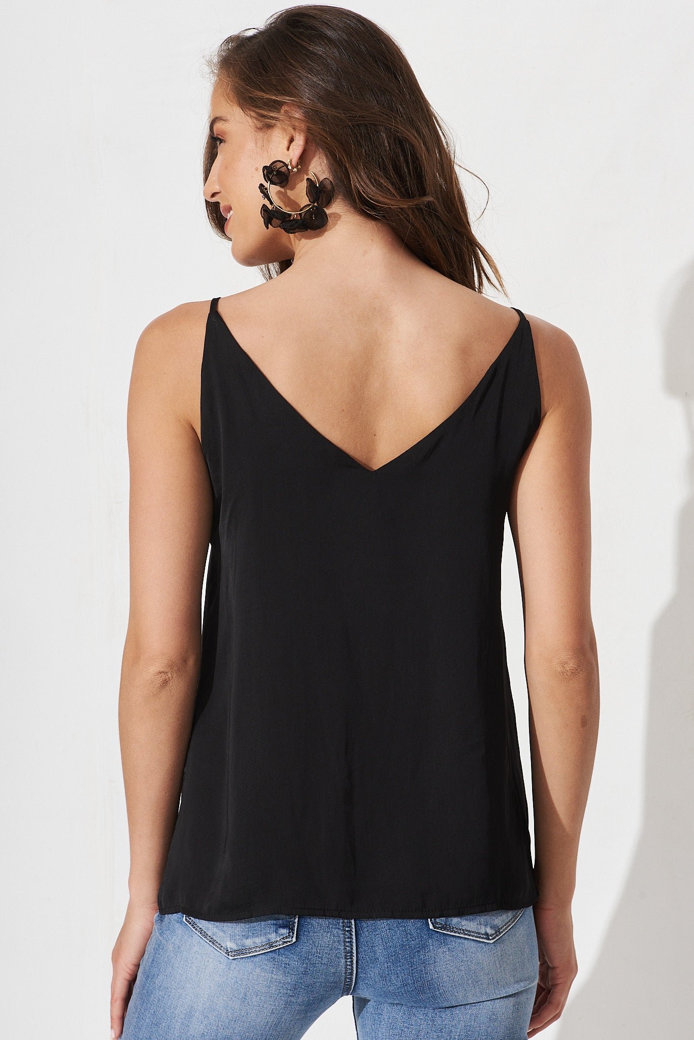 Top In Black Satin - Image 5