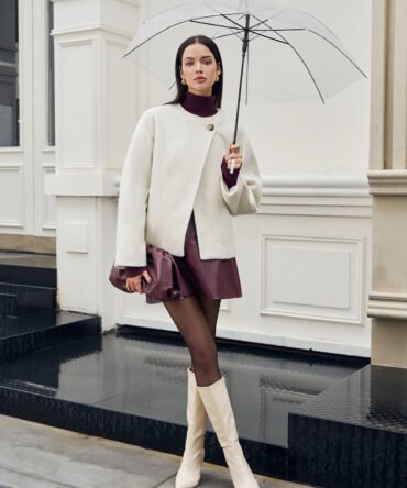 Romance Button Shift Coat