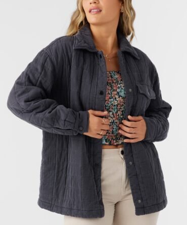 OVERSIZED FIT SNAP FRONT JACKET