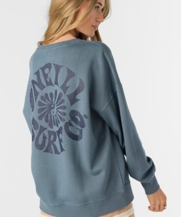 CREWNECK OVERSIZED-FIT FLEECE PULLOVER