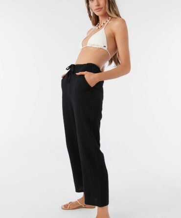 CRINKLE DOUBLE GAUZE BEACH PANTS